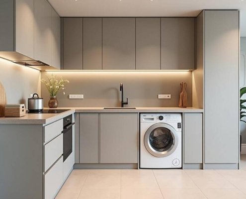 Custom Laundry Room Construction Projects by Oceans Homes